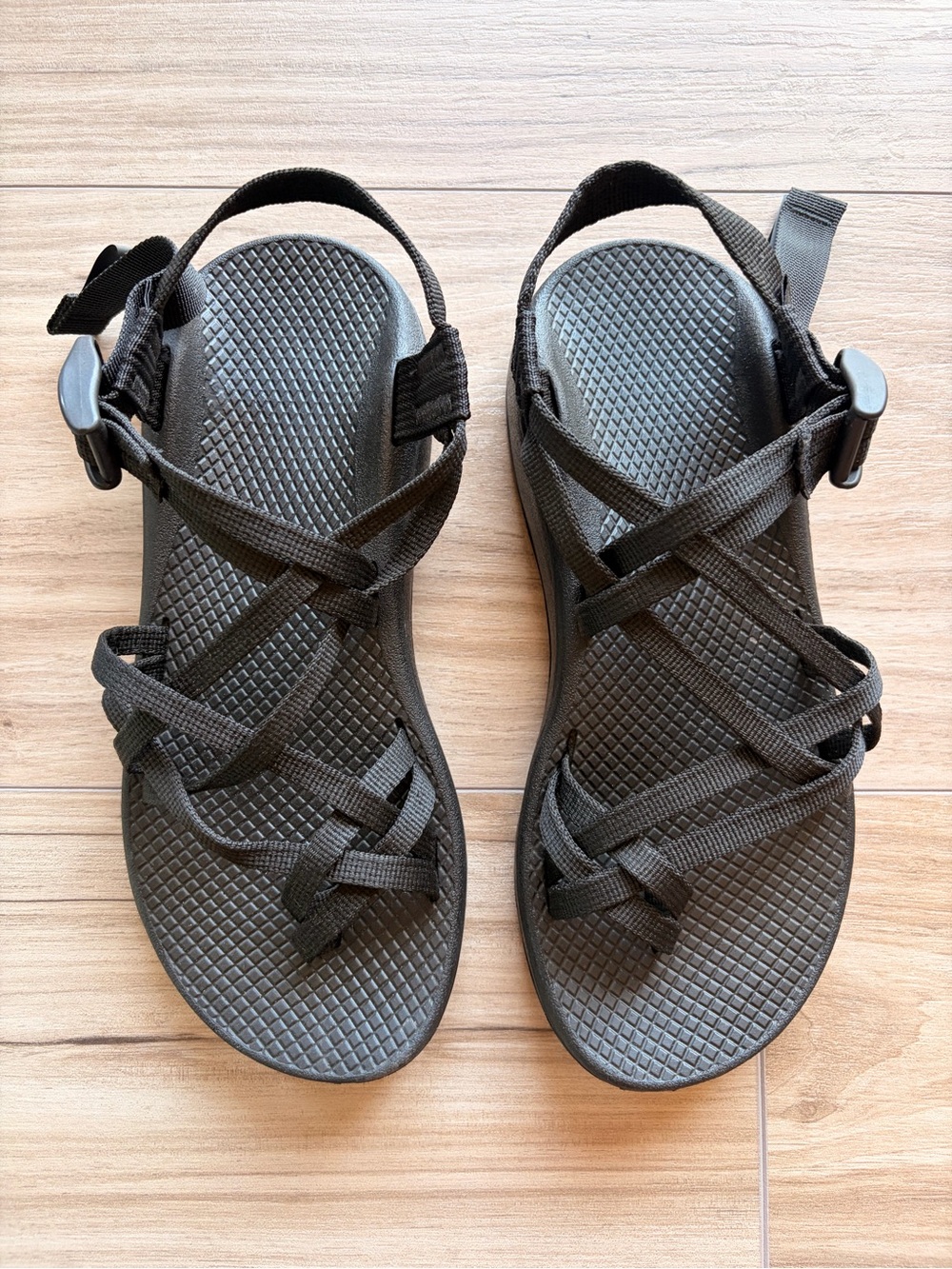 Chaco Womens 8 Black Z Strap Hiking Sandals Outdoor Comfort Sport
